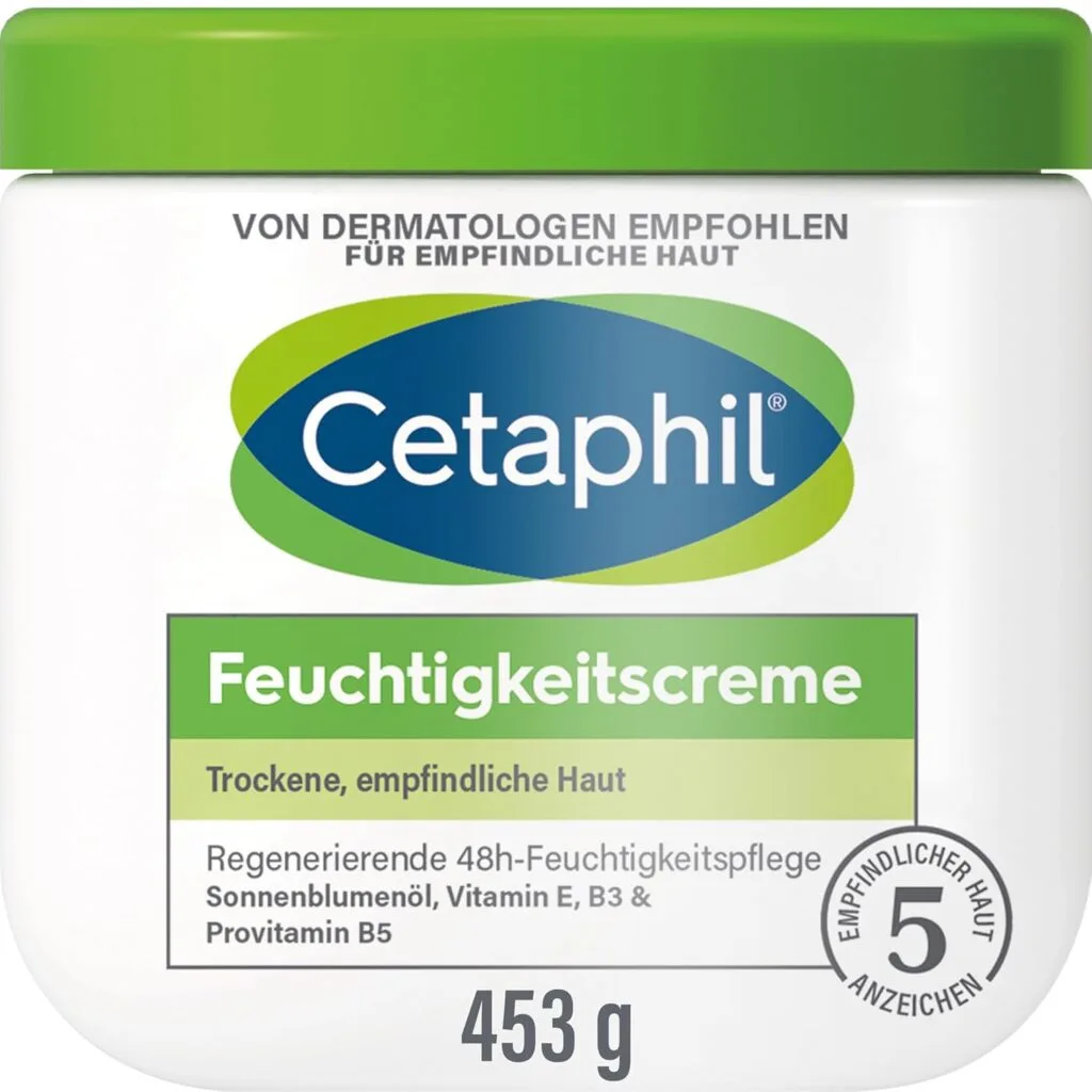 Cetaphil 453g Die besten Feuchtigkeitscremes für empfindliche Haut